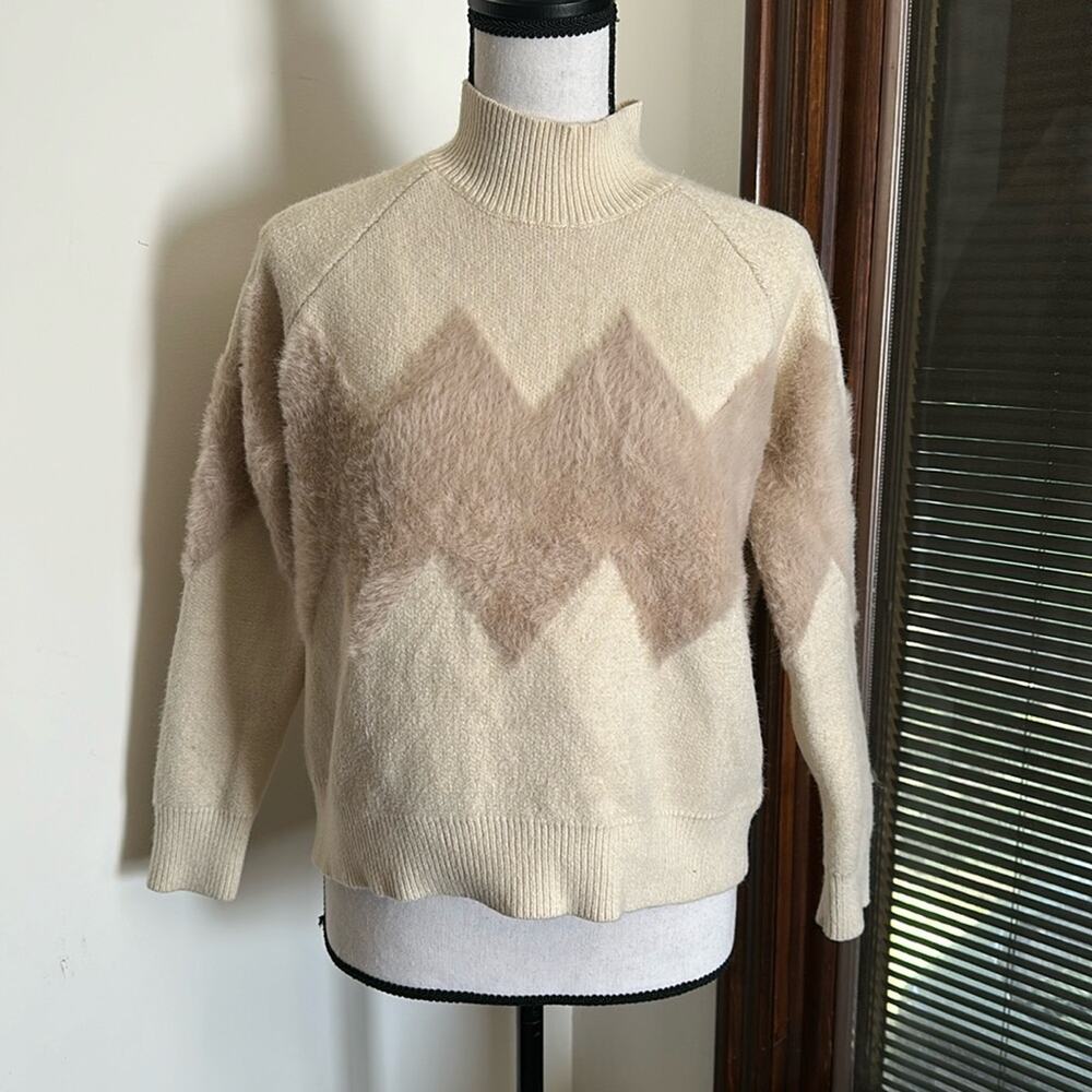 Bohme | Beige/Tan Pullover Sweater Size S (estimate)